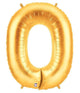 Gold Letter O 40″ Balloon