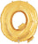 Betallic Mylar & Foil Gold Letter Q 40″ Balloon