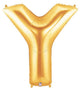 Gold Letter Y 40″ Balloon