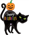 Betallic Mylar & Foil Halloween Black Cat 44″ Balloon