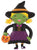 Betallic Mylar & Foil Halloween Linky Witch 45″ Balloon