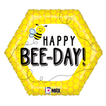 Betallic Mylar & Foil Happy Bee-Day Birthday 18″ Balloon