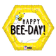 Happy Bee-Day Birthday 18″ Balloon