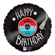 Happy Birthday Music Record 18″ Globo