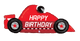 Happy Birthday Race Car 43″ Balloon