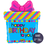 Happy Birthday To You Birthday Present 27" Balloon