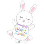 Betallic Mylar & Foil Happy Easter Bunny 38″ Balloon
