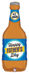 Betallic Mylar & Foil Happy Father's Day Beer Bottle 34″ Balloon