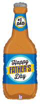 Feliz Día del Padre Botella de Cerveza Globo 34″