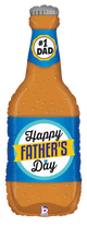 Happy Father's Day Beer Bottle 34″ Balloon