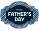 Happy Father's Day Plaid 32″ Balloon