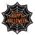 Betallic Mylar & Foil Happy Halloween Spider Web 18″ Balloon