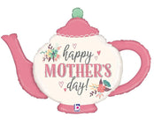 Betallic Mylar & Foil Happy Mother's Day Teapot 35″ Balloon