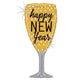 Happy New Year Champagne Glass 37″ Balloon