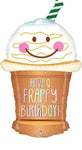 Globo de 32" Have a Frappy Birthday Coffee