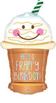 Have a Frappy Birthday Coffee 32" Balloon