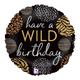 Have a Wild Birthday Animal Print 18″ Balloon