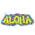 Betallic Mylar & Foil Hawaiian ALOHA holographic 38″ Balloon