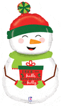 Betallic Mylar & Foil Holiday Snowman 40″ Balloon