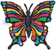 Globo de mariposa de neón holográfico Globo de 33 ″