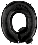 Betallic Mylar & Foil Letter Q Black 40″ Balloon