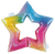 Betallic Mylar & Foil Linking Star Opal Rainbow 48″ Balloon