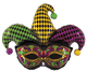 Mardi Gras Jester Mask 45″ Balloon
