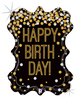 Metallic Happy Birthday Frame 34″ Balloon