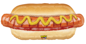 Betallic Mylar & Foil Mighty Hotdog 34″ (5 count)