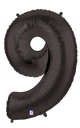 Number 9 Black 34″ Balloon