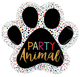 Party Animal Paw 30″ Balloon