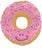 Betallic Mylar & Foil Pink Glazed Doughnut with Sprinkles 30″ Donut Balloon