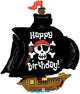 Globo Barco Pirata Feliz Cumpleaños 46″