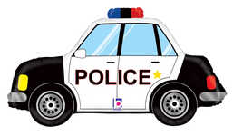 Betallic Mylar & Foil Police Car 34″ Balloon