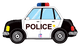 Police Car 34″ Balloon