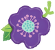 Purple Flower 39″ Balloon