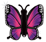 Betallic Mylar & Foil Radiant Butterfly Pink 46″ Balloon
