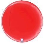 Betallic Mylar & Foil Red Globe 22″ Balloon