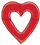 Betallic Mylar & Foil Red Heart 48″ Holographic Balloon