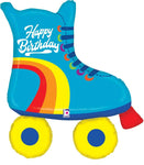 Betallic Mylar & Foil Roller Skate Happy Birthday 39″  Balloon