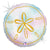 Betallic Mylar & Foil Sand Dollar Holographic 18″ Balloon