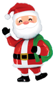 Santa Claus Special Delivery 60″ Balloon