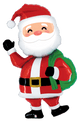 Santa Claus Special Delivery 60″ Balloon