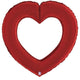 Satin Red Linking Heart 41″ Balloon