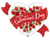 Betallic Mylar & Foil Satin Red Roses Valentine 37″ Balloon