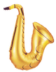 Saxofón Gigante 37" Sax Instrumento Globo