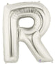 Silver Letter R 40″ Balloon