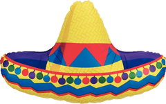 Betallic Mylar & Foil Sombrero Giant 34" Balloon