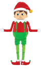 Christmas Special Delivery Elf 5′ Balloon