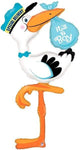 Special Delivery Stork It's A Boy 60″ Foil Balloon